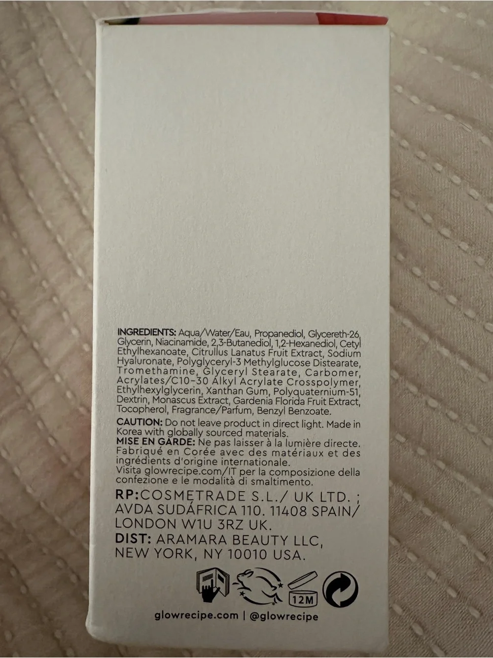 NWT Glow Recipe Watermelon Glow Niacinamide Dew Drops